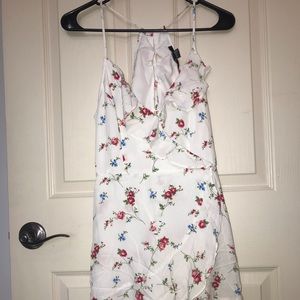 Forever 21 floral wrap dress